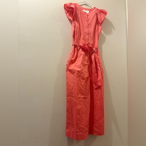 Gal Meets Glam Flutter Sleeve Jumpsuit - NWT - size 4 - cotton blend - Picture 1 of 8